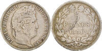 France 5 Francs Monnaie, Louis-Philippe, Paris, Argent -