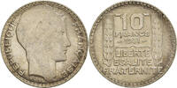 France 10 Francs Monnaie, Turin, Paris, Argent, Gadoury:801, KM:878 -