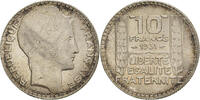 France 10 Francs Monnaie, Turin, Paris, Argent, Gadoury:801, KM:878 -