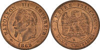 France 2 Centimes Monnaie, Napoleon III, Bordeaux, Bronze -