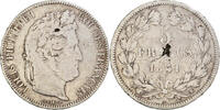 France 5 Francs Monnaie, Louis-Philippe, Lille, Argent -