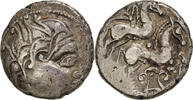 Drachme aux 2 chevaux Monnaie, Pictons, Ier siècle AV JC, Argent -