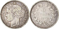 France 5 Francs Monnaie, Cérès, Bordeaux, Argent, Gadoury:742 -