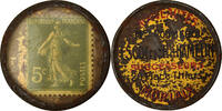France 5 Centimes Monnaie, Escoffier & Hamelin MORLAIX, Timbre-Monnaie -