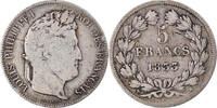 France 5 Francs Monnaie, Louis-Philippe, Marseille, Argent -
