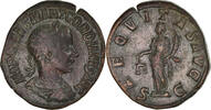Sesterce Monnaie, Gordien III, Rome, Cuivre, Cohen:122, RIC:300a -