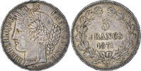 France 5 Francs Monnaie, Cérès, Bordeaux, Argent, Gadoury:742 -