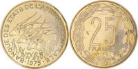 États de l'Afrique centrale 25 Francs Monnaie, Paris, ESSAI -