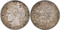 France 2 Francs Monnaie, Cérès, Paris, Argent, Gadoury:530a -