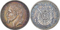 France Franc Monnaie, Napoleon III, Paris, Argent, Gadoury:463 -
