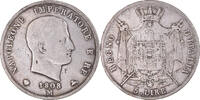 États italiens 5 Lire Monnaie, KINGDOM OF NAPOLEON, Napoleon I, Milan -