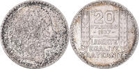 France 20 Francs Monnaie, Turin, Paris, Argent, Gadoury:852 -