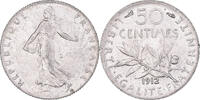 France 50 Centimes Monnaie, Semeuse, Paris, Argent, Gadoury:420 -
