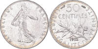 France 50 Centimes Monnaie, Semeuse, Paris, Argent, Gadoury:420 -