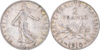 France 2 Francs Monnaie, Semeuse, Paris, Argent, Gadoury:532 -