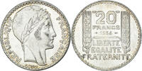 France 20 Francs Monnaie, Turin, Paris, Argent, Gadoury:852 -
