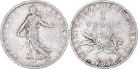 France Franc Monnaie, Semeuse, Paris, Argent, Gadoury:467, KM:844.1 -