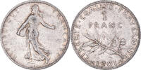 France Franc Monnaie, Semeuse, Paris, Argent, KM:844.1, Le -
