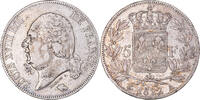 France 5 Francs Monnaie, Louis XVIII, Paris, Argent, Gadoury:614 -