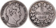 France 5 Francs Monnaie, Louis-Philippe, Marseille, Argent -