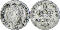 France 20 Centimes Monnaie, Napoleon III, Paris, Argent, KM:805.1 -