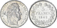 France 5 Francs Monnaie, Louis-Philippe, Strasbourg, Argent -