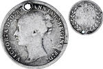 Grande-Bretagne 3 Pence Monnaie, Victoria, Argent, KM:730 -