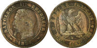 France 2 Centimes Monnaie, Napoleon III, Napoléon III, Lyon -