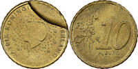 Pays-Bas 10 Euro Cent Beatrix, error cud coin, Utrecht, Or nordique -