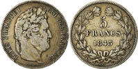France 5 Francs Monnaie, Louis-Philippe, Paris, Argent -