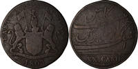 Inde britannique 20 Cash Monnaie, INDIA-BRITISH, MADRAS PRESIDENCY, Soho Mint, Birmingham -