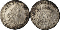 France 4 Sols 2 Deniers Monnaie, Louis XIV, 4 Sols aux 2 L, Rennes -