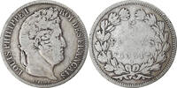 France 5 Francs Monnaie, Louis-Philippe, Lyon, Argent, Gadoury:677 -