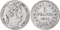 France 5 Francs Monnaie, Louis-Philippe, Strasbourg, Argent -