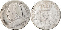 France 5 Francs Monnaie, Louis XVIII, Louis XVIII, Toulouse, Argent -