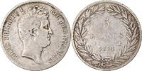 France 5 Francs Monnaie, Louis-Philippe, Bordeaux, Argent -