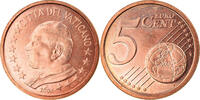 Cité du Vatican 5 Euro Cent Jean-Paul II, Rome, Copper Plated -