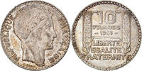 France 10 Francs Monnaie, Turin, Paris, Argent, Gadoury:801, KM:878 -