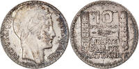 France 10 Francs Monnaie, Turin, Paris, Argent, Gadoury:801, KM:878 -