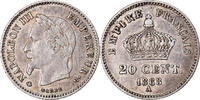 France 20 Centimes Monnaie, Napoleon III, Napoléon III, Paris -