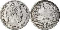France 5 Francs Monnaie, Louis-Philippe, Lille, Argent, Gadoury:678 -