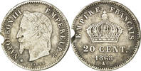 France 20 Centimes Monnaie, Napoleon III, Napoléon III, Paris -