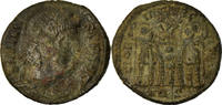 Nummus Monnaie, Constans, Aquilée, Cuivre -