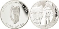 Irlande 10 Euro IRELAND REPUBLIC, Argent, KM:45 -