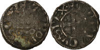 France Denier Tournois Monnaie, Louis VIII-IX, Billon, Duplessy:193 -