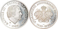 Monaco Médaille 40 ème Anniversaire de Rainier III, Argent -