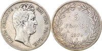 France 5 Francs Monnaie, Louis-Philippe, Paris, Argent, KM:735.1 -
