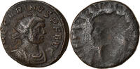 Aurelianus Monnaie, Carin, Ticinum, Frappe incuse, Billon, RIC:24 -