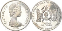 Tristan Da Cunha Crown Monnaie, Elizabeth II, Pobjoy Mint, Argent -