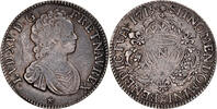France 1/4 Ecu aux 3 couronnes Louis XV, Montpellier, Unique, Argent -